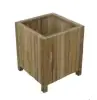 Artikelbild 2 des Artikels “Pflanzgefäß aus Holz, kubische Form, aus Teakholz. Ca. 45 cm “